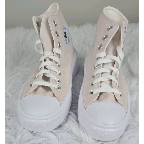 Converse Chuck Taylor All Star Move Platform Sneakers Women's Size 8 Pink Blush - Picture 3 of 8